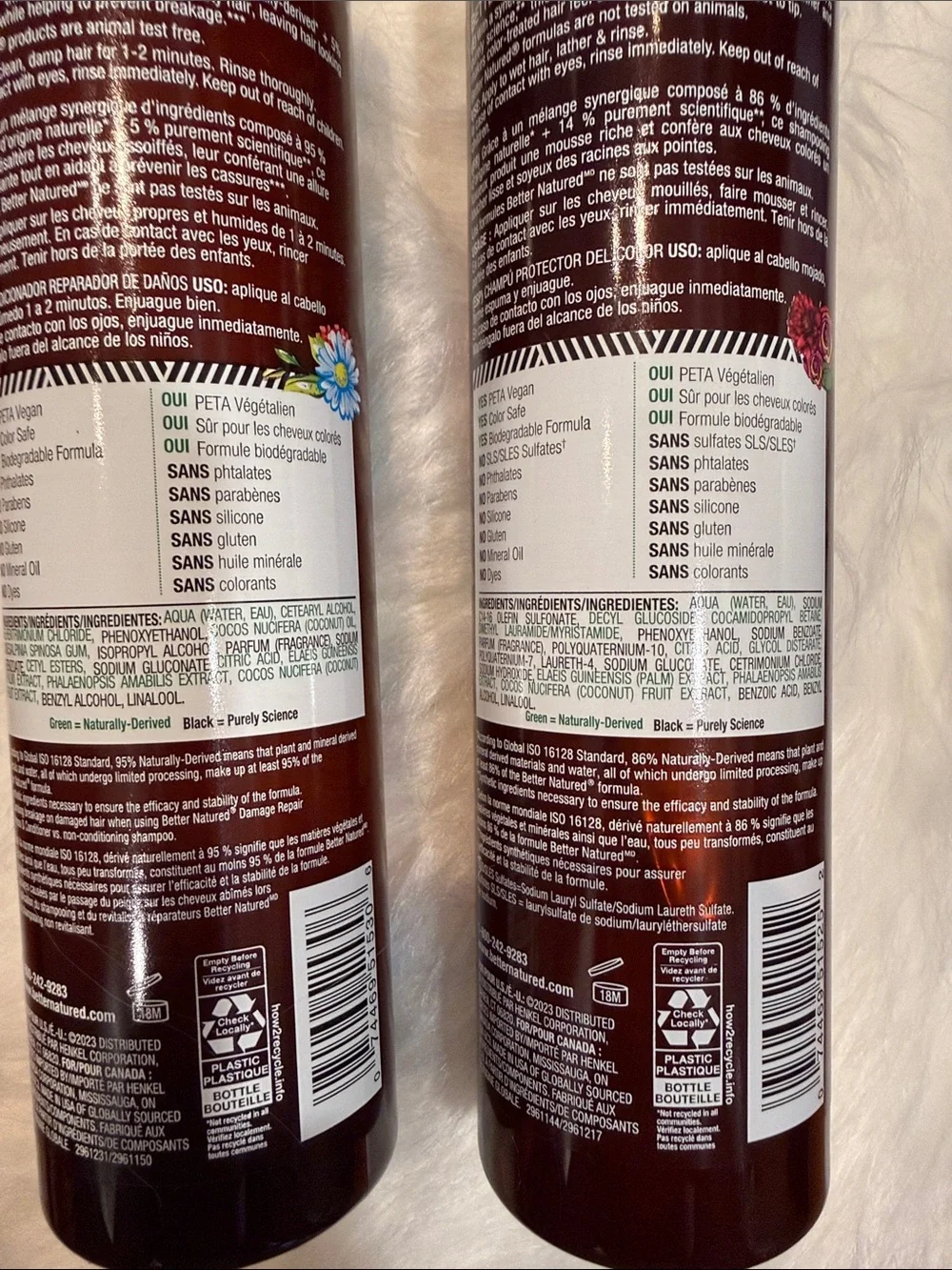 Color Care Shampoo & Damage Repair Conditioner Set - Multicolor Floral